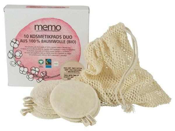 Produktfoto zu Kosmetik Pads aus Baumwolle - 10 Stück