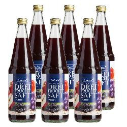 Produktfoto zu b*Dreifruchtsaft rot - 6 x 0,7l