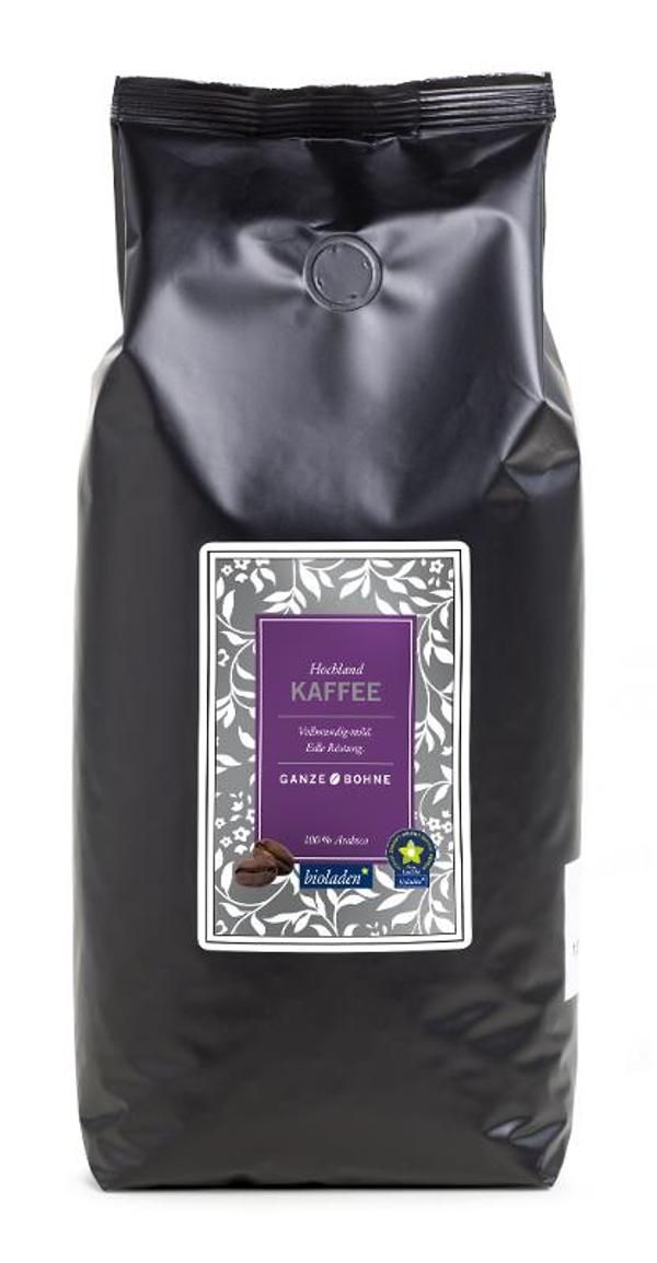 Produktfoto zu Hochlandkaffee ganze Bohne - 1kg