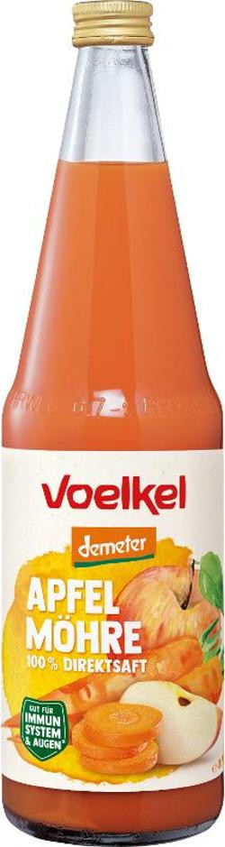 Produktfoto zu Apfel Möhren Saft - 0,7l