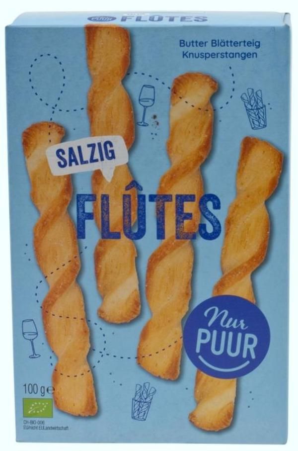 Produktfoto zu Knusperstangen "Flûtes" salzig