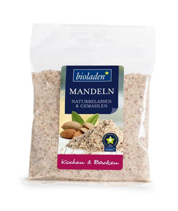 Produktfoto zu Bioladen Mandeln natur gemahlen - 100g