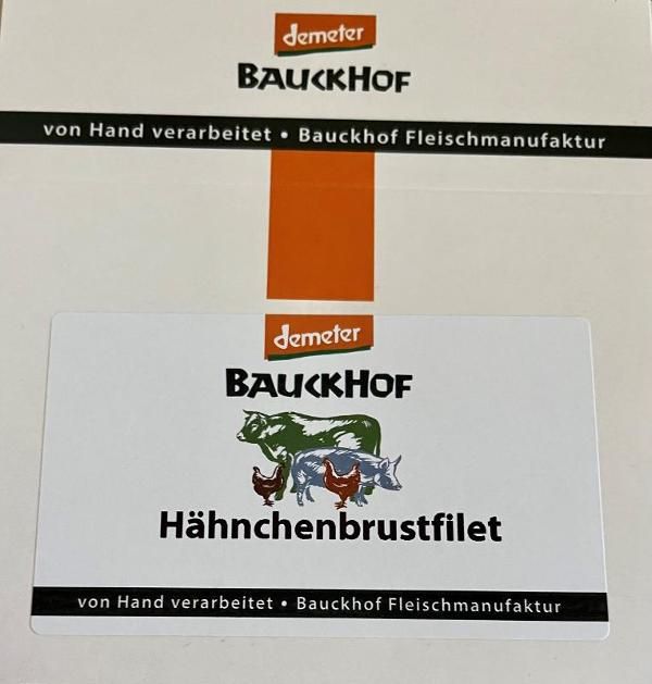 Produktfoto zu Bauckhof Hähnchenbrustfilet 2er - ca. 400g