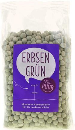 Produktfoto zu Nur Puur Erbsen grün - 500g