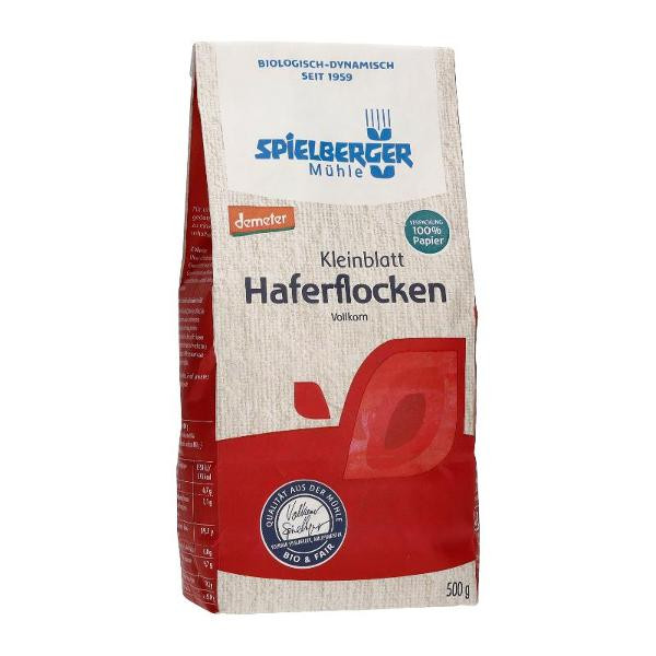 Produktfoto zu Spielberger Haferflocken Kleinblatt - 500g