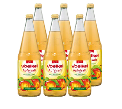 Produktfoto zu Apfelsaft klar - 6 x 1l