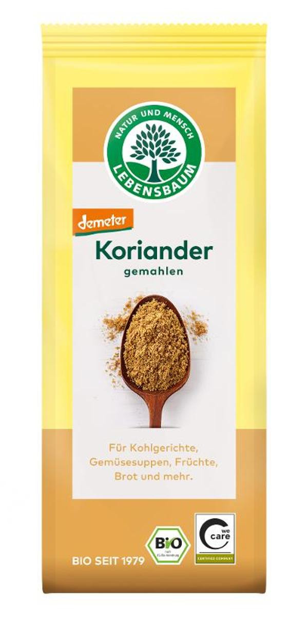 Produktfoto zu Lebensbaum Koriander gemahlen - 40g