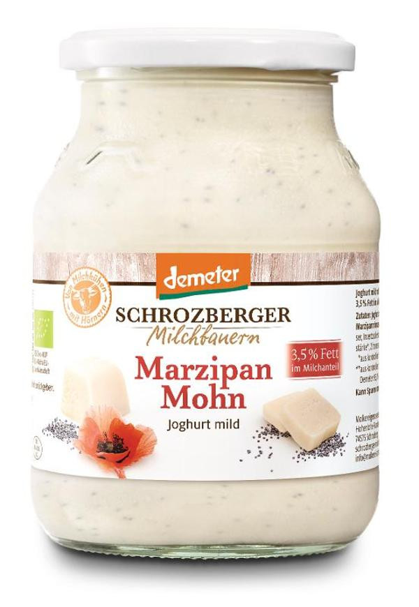 Produktfoto zu Schrozberger Marzipan-Mohn Joghurt - 500 g