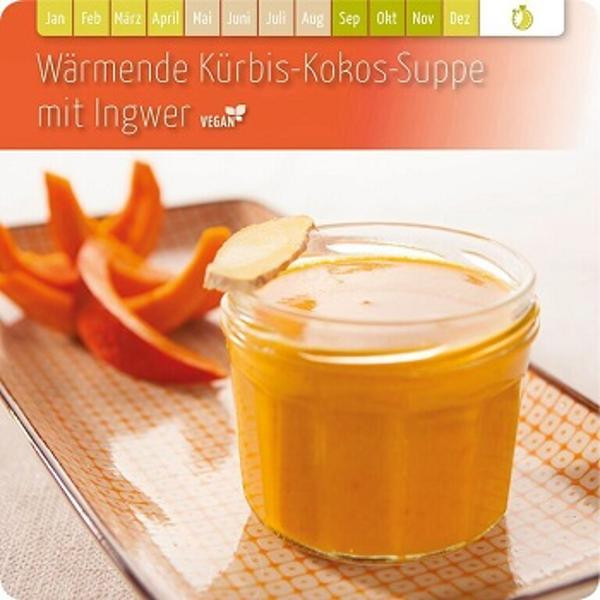 Produktfoto zu Wärmende Kürbis-Kokos-Suppe mit Ingwer