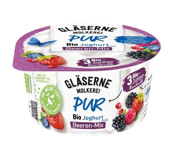 Produktfoto zu Joghurt pur Beeren-Mix, 3,8% - 150g