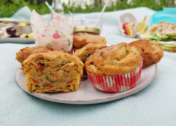 Herzhafte und süße Muffins