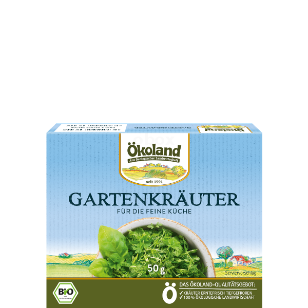 Produktfoto zu Ökoland Gartenkräuter, fein gehackt - 50 g