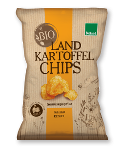 Produktfoto zu Johanning Kartoffelchips Gemüsepaprika - 125g