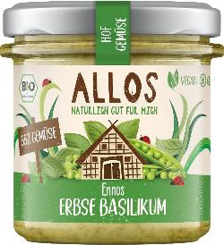 Produktfoto zu Allos Hofgemüse Erbse Basilikum - 135g