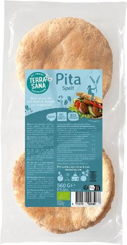 Produktfoto zu TerraSana Pita Taschen Dinkel - 560 g (8 Stück)