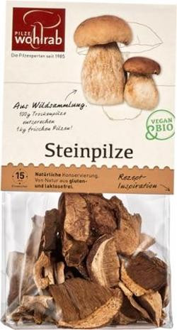 Produktfoto zu Wohlrab Steinpilze getrocknet - 20g