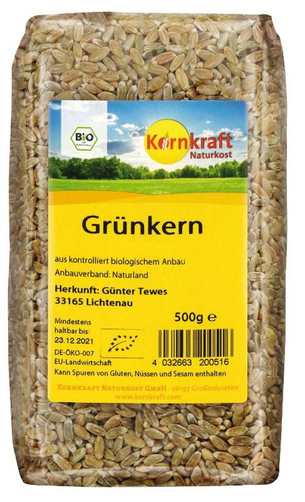 Produktfoto zu Kornkraft Grünkern - 500g