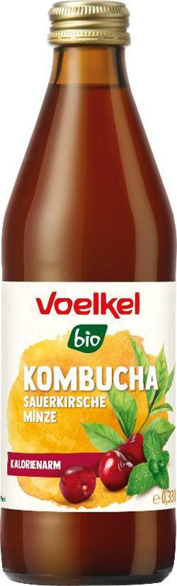 Produktfoto zu Kombucha Sauerkirsche Minze - 0,33l