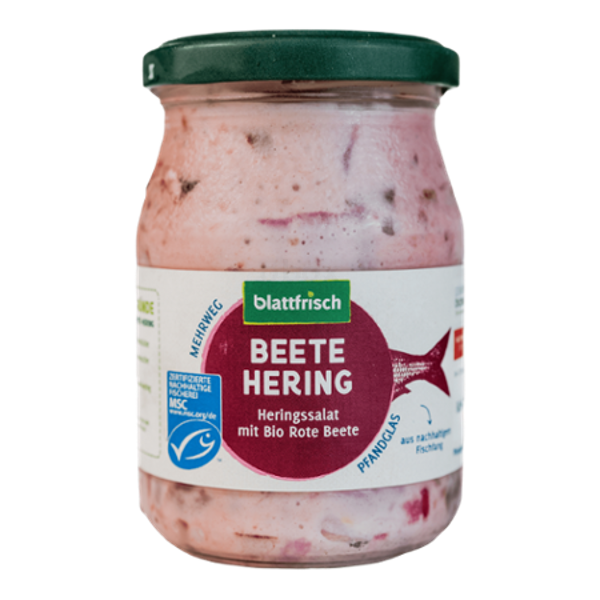 Produktfoto zu Blattfrisch Heringsalat mit Rote-Beete - 250g