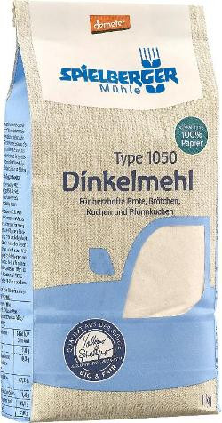 Produktfoto zu Spielberger Dinkelmehl 1050 - 1kg