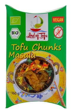 Produktfoto zu Lord of Tofu Tofu Chunks Masala - 160g