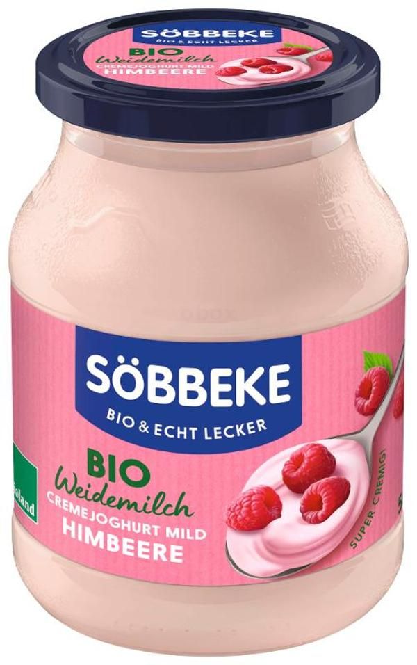 Produktfoto zu Söbbeke Joghurt mild Himbeere, 7,5% - 500g