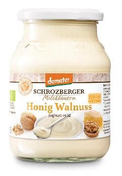 Produktfoto zu Schrozberger Winterjoghurt Honig-Walnuss, 3,5% - 500g