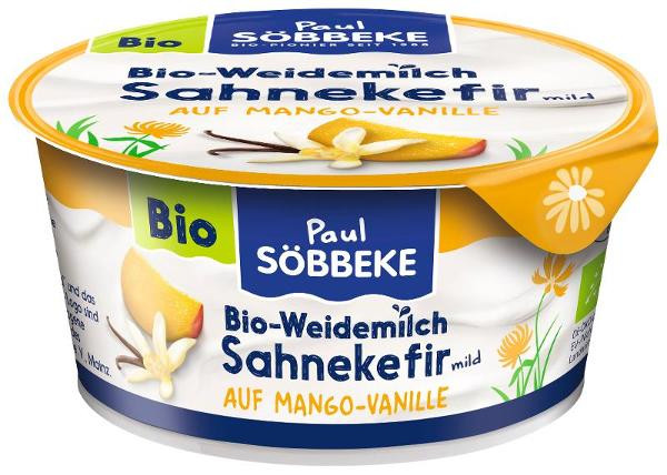 Produktfoto zu Sahne Kefir Mango-Vanille - 150g