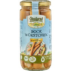 Produktfoto zu Ökoland Bockwürstchen - 380g