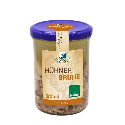 Produktfoto zu Kiebitzhof Hühnerbrühe, 380g