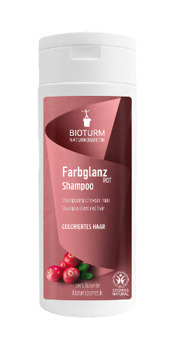 Produktfoto zu Bioturm Shampoo Farbglanz rot - 200ml