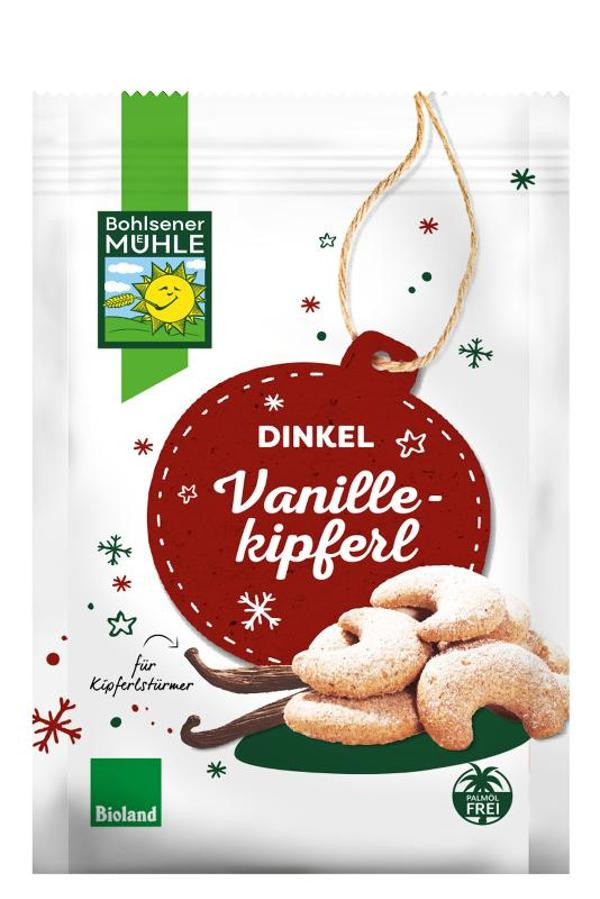 Produktfoto zu Bohlsener Mühle Dinkel Vanillekipferl - 125g