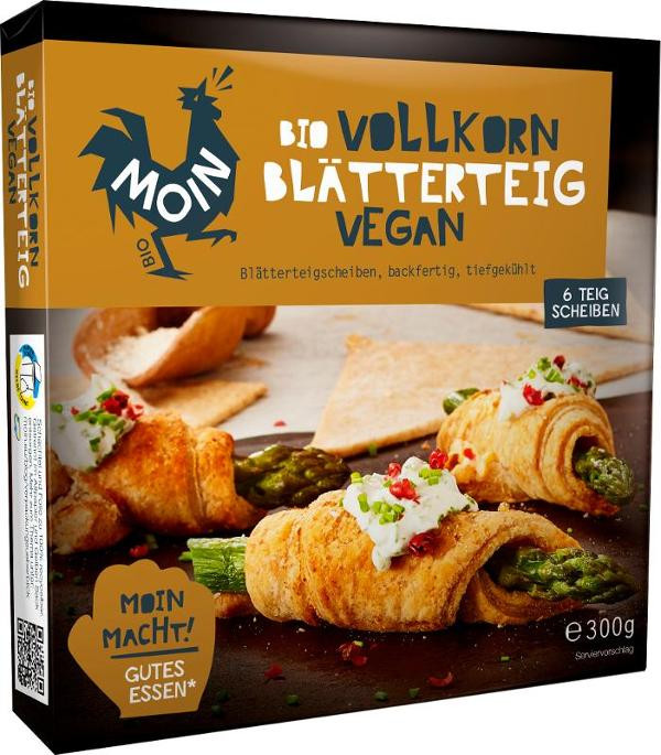 Produktfoto zu TK - Vollkorn Blätterteig, vegan - 300g