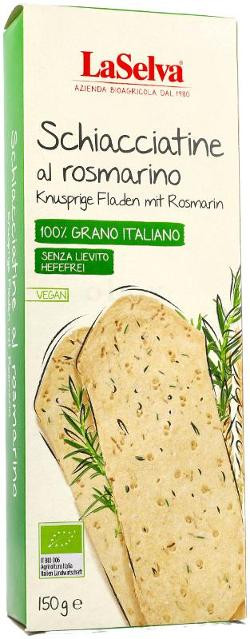 Produktfoto zu LaSelva Knusprige Fladen Rosmarin - 150g