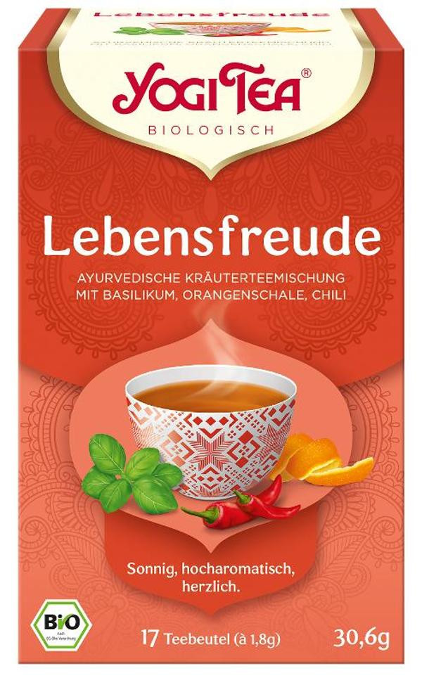 Produktfoto zu Yogi Tea Lebensfreude Tee - 17 x 1,8g