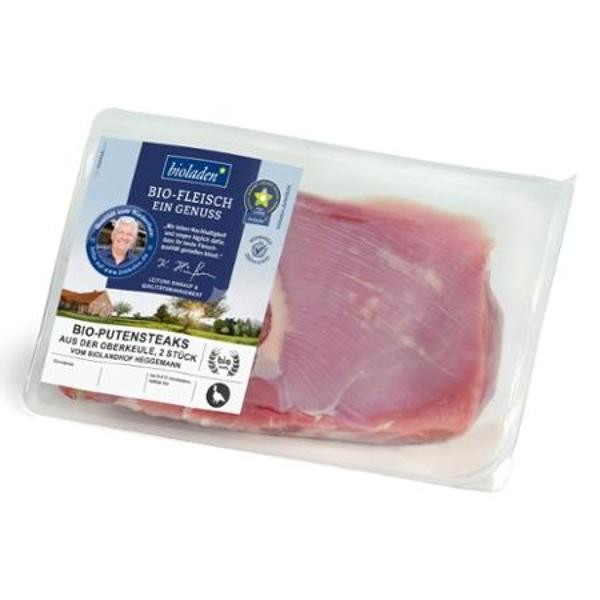 Produktfoto zu Bioladen Putensteak aus der Oberkeule, gewürzt - 320g