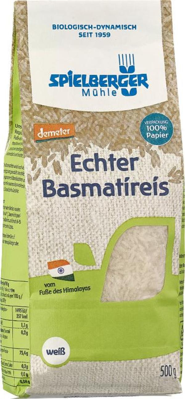 Produktfoto zu Spielberger Basmatireis, weiß - 500g