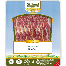 Produktfoto zu Ökoland Bio-Premium Bacon - 80g