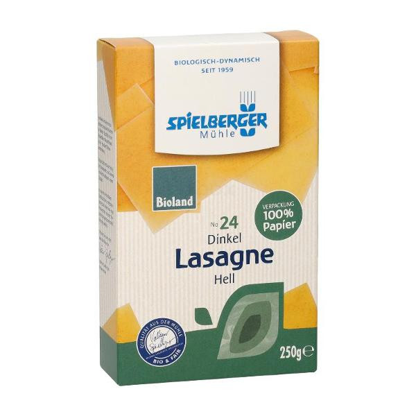 Produktfoto zu Spielberger Dinkel Lasagne hell - 250 g