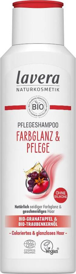 Produktfoto zu Lavera Shampoo Farbglanz und Pflege - 250ml