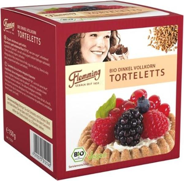 Produktfoto zu Flemming Dinkel Torteletts - 150g