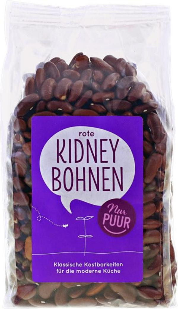 Produktfoto zu Nur Puur Rote Kidneybohnen - 500g