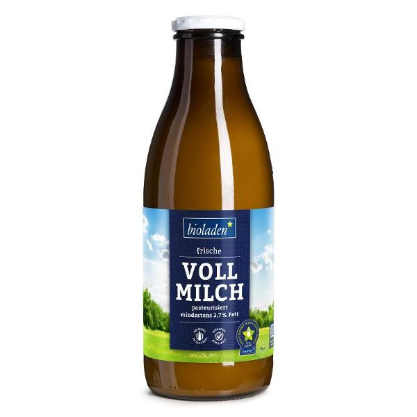 Produktfoto zu Bioladen Vollmilch 3,7% - 1 Liter