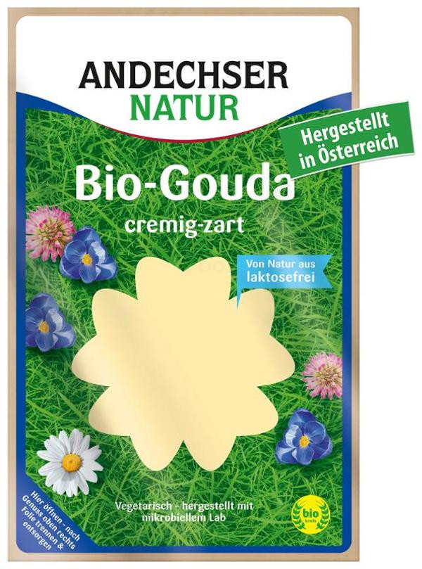 Produktfoto zu Andechser Gouda Scheiben - 150 g