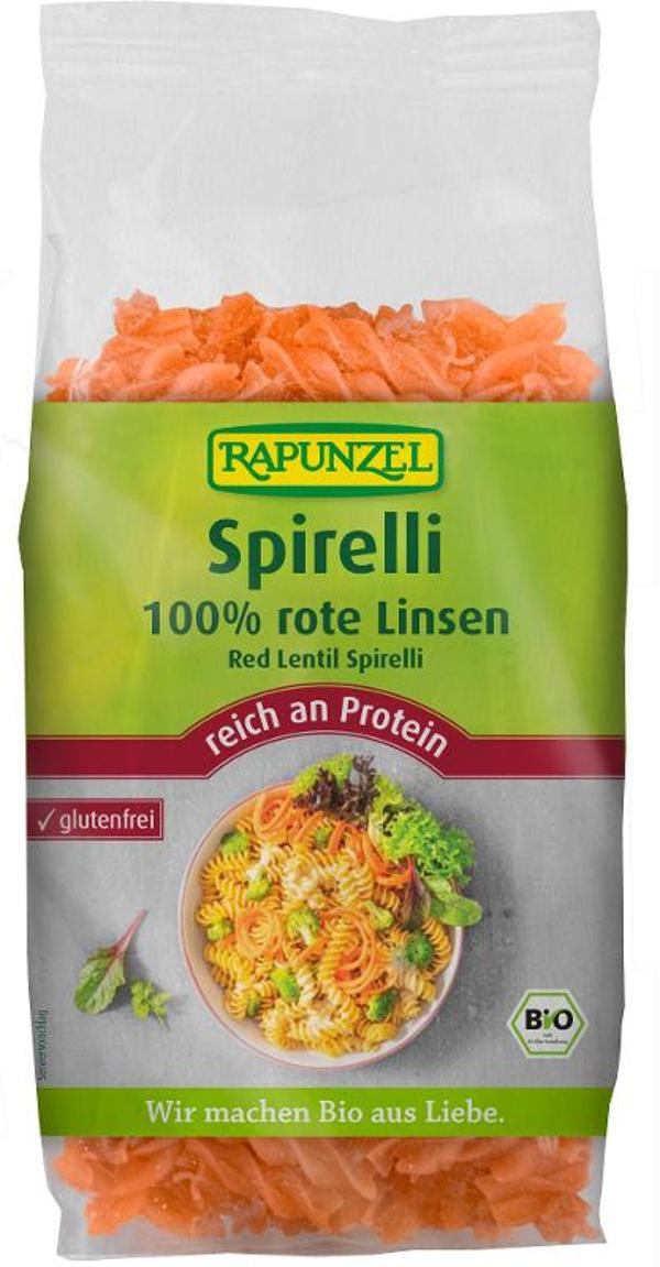 Produktfoto zu Rapunzel Rote Linsen Spirelli - 300g