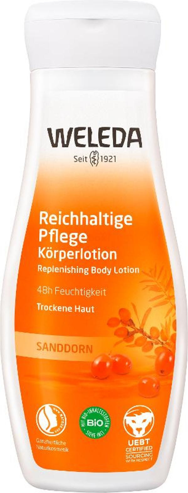 Produktfoto zu Pflegelotion Sanddorn - 200ml