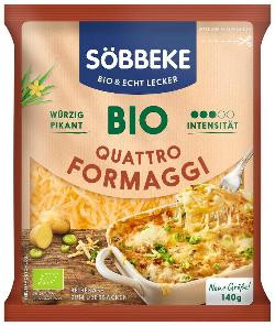 Produktfoto zu Söbbeke Reibekäse Quattro Formaggi - 140 g