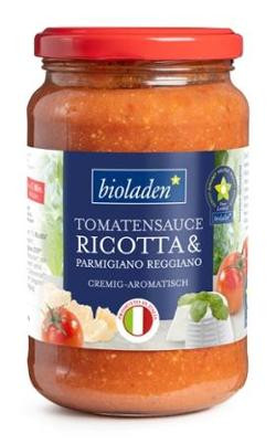 Produktfoto zu Bioladen Tomatensauce Ricotta & Parmigiano Reggiano - 340g