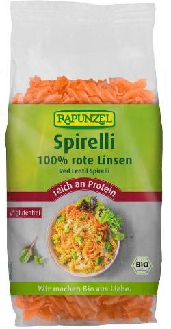 Produktfoto zu Rapunzel Rote Linsen Spirelli - 300g