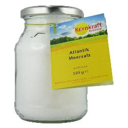 Produktfoto zu Kornkraft Atlantik-Meersalz, fein im Mehrwegglas - 500g